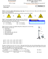 ĐỀ 1 - Kiểm tra cuối Học kì 1 - Vật Lí 10 - Form 2025 (Dùng chung 3 sách).pdf