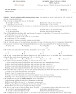 ĐỀ 6 - Kiểm tra cuối Học kì 1 - Vật Lí 11 - Form 2025 (Dùng chung 3 sách).docx