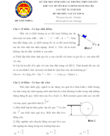 Đề thi HSG môn Vật Lý 10 - Chuyên Hà Nam - Năm 2017-2018 - File word có lời giải chi tiết.doc