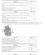 PHẦN TRẮC NGHIỆM MỆNH ĐỀ ĐÚNG SAI TUẦN HOÀN Ở ĐV.docx