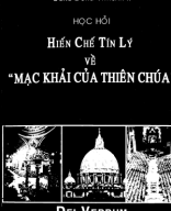 262.91 - TVTT0002121 - Học Hỏi Hiến Chế Tín Lí Mặc Khải - Dei Verbum - Nguyễn Văn Trinh - Tôn Giáo.pdf