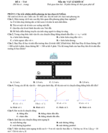 ĐỀ 6 - Kiểm tra cuối Học kì 1 - Vật Lí 10 - Form 2025 (Dùng chung 3 sách).pdf