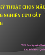 [ĐÌNH NOTE][CHỌN MẪU TRONG NC CẮT NGANG].pptx