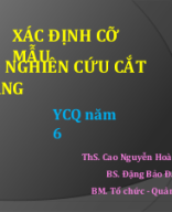 [ĐÌNH NOTE][XÁC ĐỊNH CỠ MẪU NC CẮT NGANG].pptx