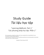 Tài liệu học viên - Study Guide - Learning Methods Part 1.docx