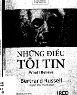 248.4 - TVTT0001963 - Những Điều Tôi Tin - What I Belive - Bertrand Russell - Huỳnh Duy Thanh - Khoa Học Xã Hội.pdf