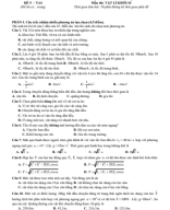 ĐỀ 9 - Kiểm tra cuối Học kì 1 - Vật Lí 10 - Form 2025 (Dùng chung 3 sách).pdf