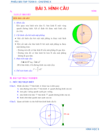 Chương X - Bài 3 - HÌNH CẦU.docx