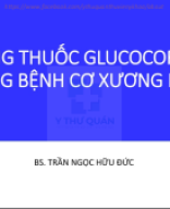 Sử dụng thuốc Glucocorticoid trong bệnh cơ xương khớp – BSCKI Trần Ngọc Hữu Đức.pdf