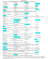 UNIT 7 (PRACTICE TEST) - KEY.doc