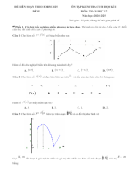 Đề kiểm tra cuối học kì 1 - Toán Học 12 - Dùng chung 3 sách - Theo form 2025 - Đề 5.doc