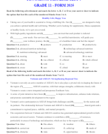 First Semester Final Exam TEST 6 - GRADE 11 - FORM 2025.docx Giải Chi Tiết.docx