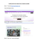 Thuyên Đặng_HƯỚNG DẪN CÁCH VIDEO HÓA CÁ NHÂN CỦA MÌNH