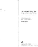 171 - Analyzing English An Introduction to Descriptive Linguistics.pdf