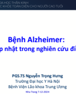 PGS Nguyễn Trọng Hưng - Những khía cạnh mới trong nghiên cứu điều trị bệnh Alzheimer.pdf