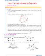 Chương VIII - Bài 2 -  TỨ GIÁC NỘI TIẾP ĐƯỜNG TRÒN.docx