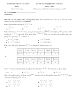 Đề thi thử TN THPT 2025 - Cấu trúc mới - Môn Toán Học - Đề 09 - File word có lời giải.docx