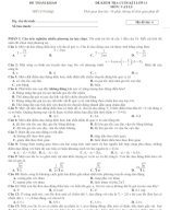 ĐỀ 4 - Kiểm tra cuối Học kì 1 - Vật Lí 11 - Form 2025 (Dùng chung 3 sách).docx