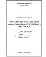 3423.SKKN - SỬ DỤNG LỚP HỌC ĐẢO NGƯỢC TRONG DẠY HỌC MÔN KHTN LỚP 8 PHẦN SINH HỌC.pdf