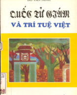 895.922.54 Quốc tử giám và trí tuệ Việt - Đỗ Văn Ninh 1995.pdf