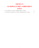 CĐ Bồi dưỡng HSG Vật Lý lớp 10 - Chương 6 - CÁC ĐỊNH LUẬT THỨC NGHIỆM KHÍ LÝ TƯỞNG.docx