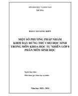 3412.MỘT SỐ BIỆN PHÁP NHẰM KHƠI DẬY HỨNG THÚ CHO HS - KHTN 8 - PHÂN MÔN SINH HỌC.pdf