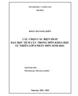 3413.SKKN - CÁCH CHỌN CÁC BIỆN PHÁP DẠY HỌC TÍCH CỰC - KHTN 8 - SINH HỌC.pdf