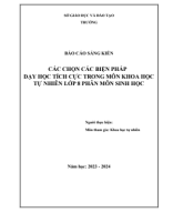 3413.(WORD) SKKN - CÁCH CHỌN CÁC BIỆN PHÁP DẠY HỌC TÍCH CỰC - KHTN 8 - SINH HỌC.pdf