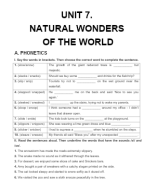 7. UNIT 7. NATURAL WONDERS OF THE WORLD.docx